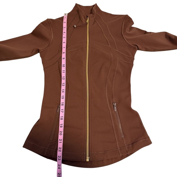 Lululemon | Define Jacket Luon Java / Gold Size 4 - Picture 12 of 12
